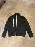 Ecko Unlimited Black Zip Athletic Sweater Large