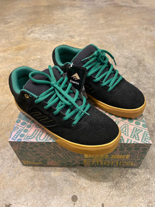 Emerica Deadstock Black Skate Shoes in Box Reynolds 3 Shake Junt