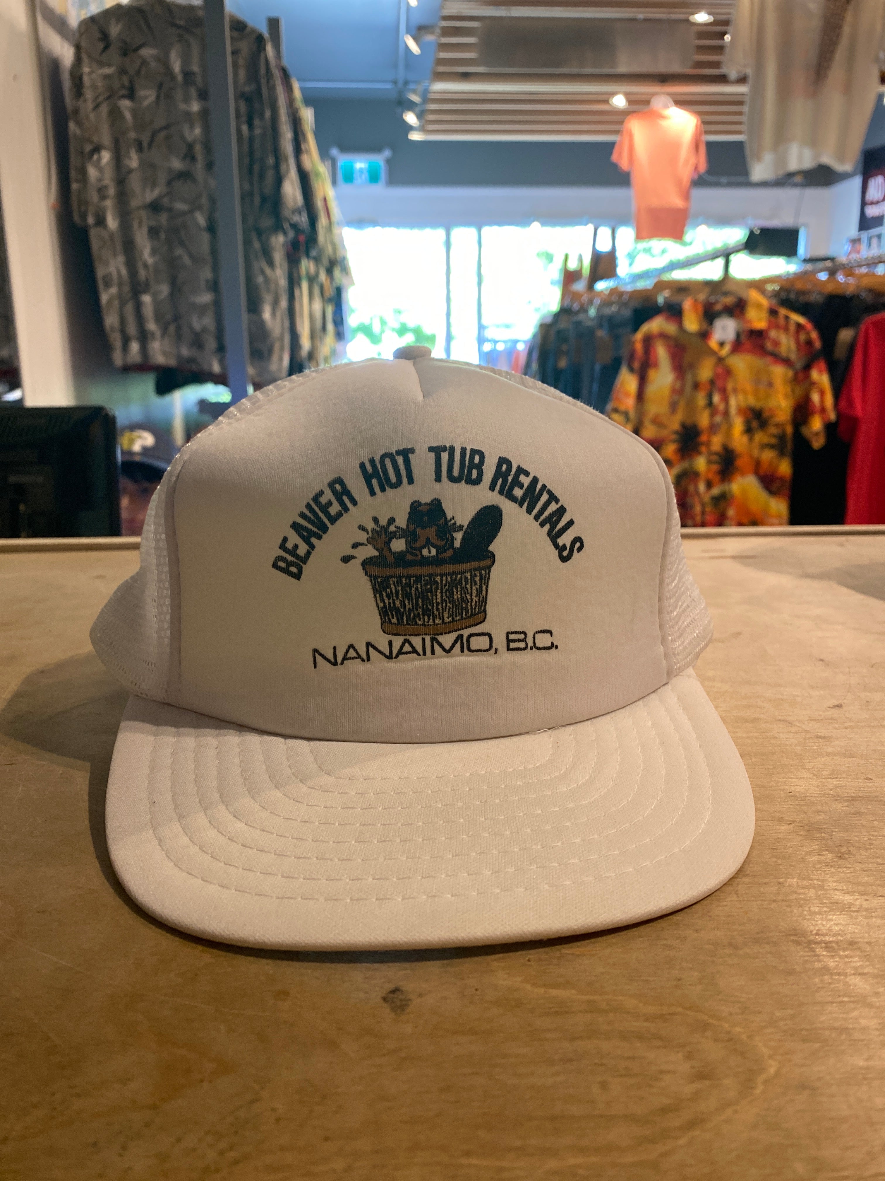 Vintage Beaver Hot Tub Trucker Hat