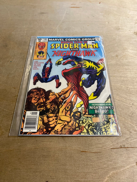 Marvel Team-up Spider-Man and Nighthawk #101 Jan 1980 Comic