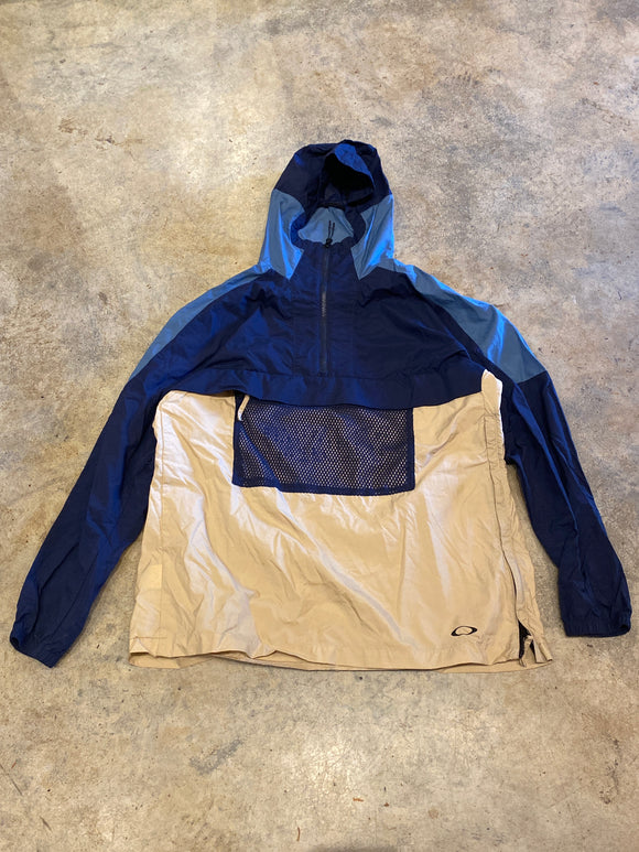 Oakley Blue Beige Anorak Jacket