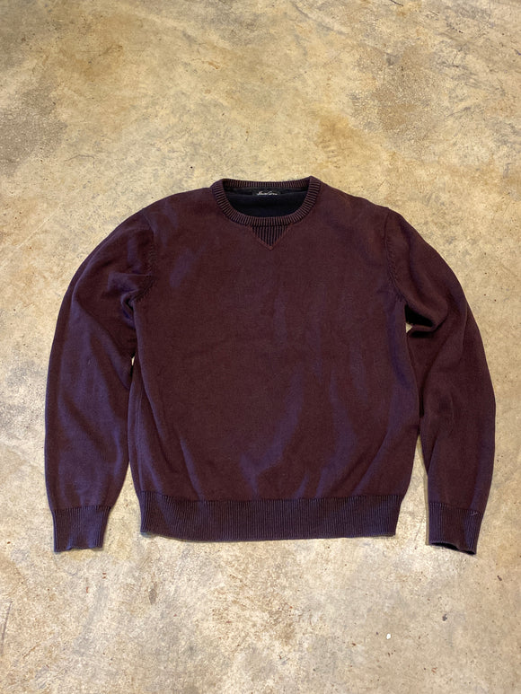 Kenneth Cole New York Burgundy Knit Sweater