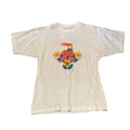 Unbranded Vintage Toucan Colorful Flowers Single Stitch Shirt