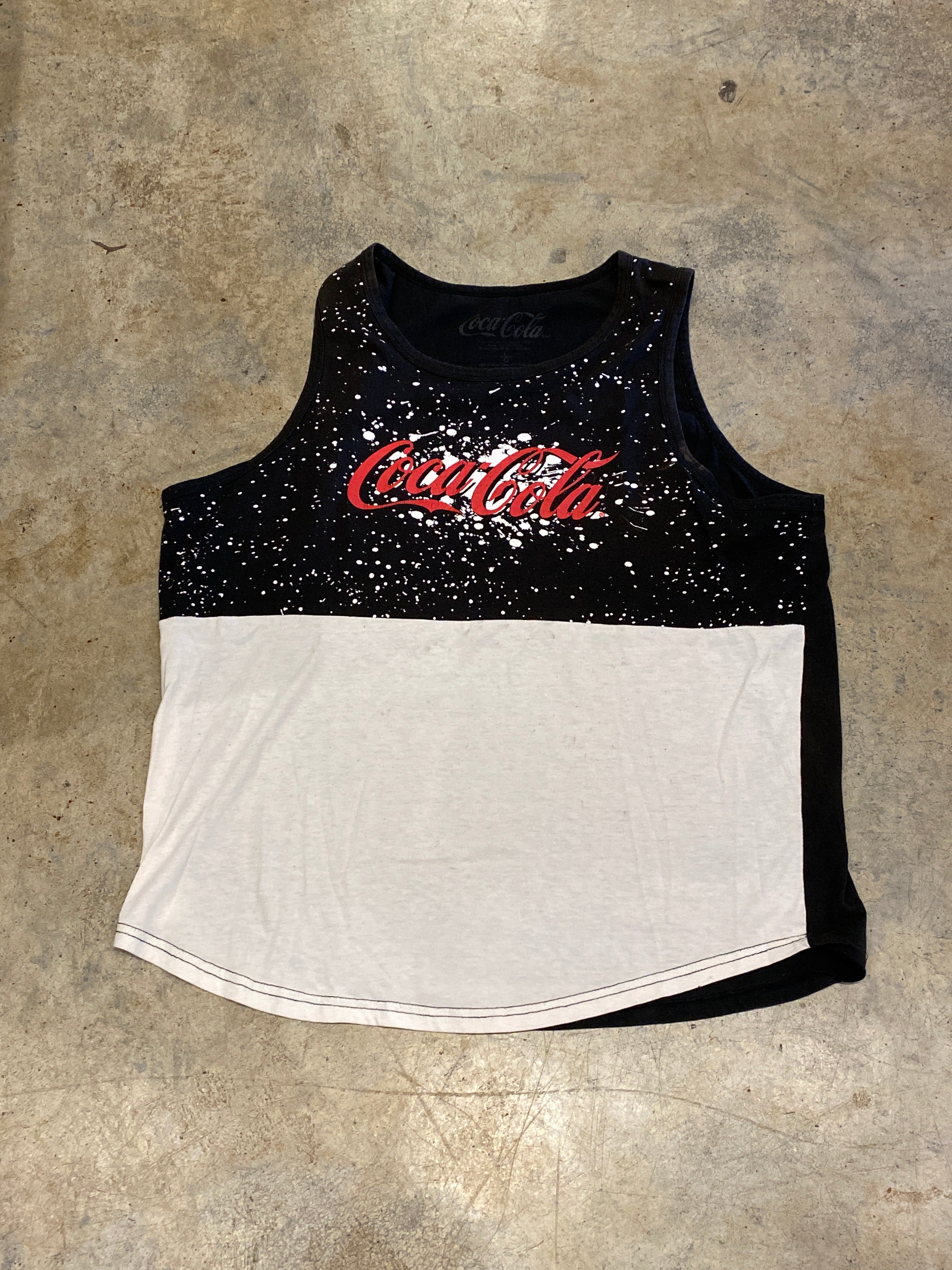 Coca Cola Black White Tank Top