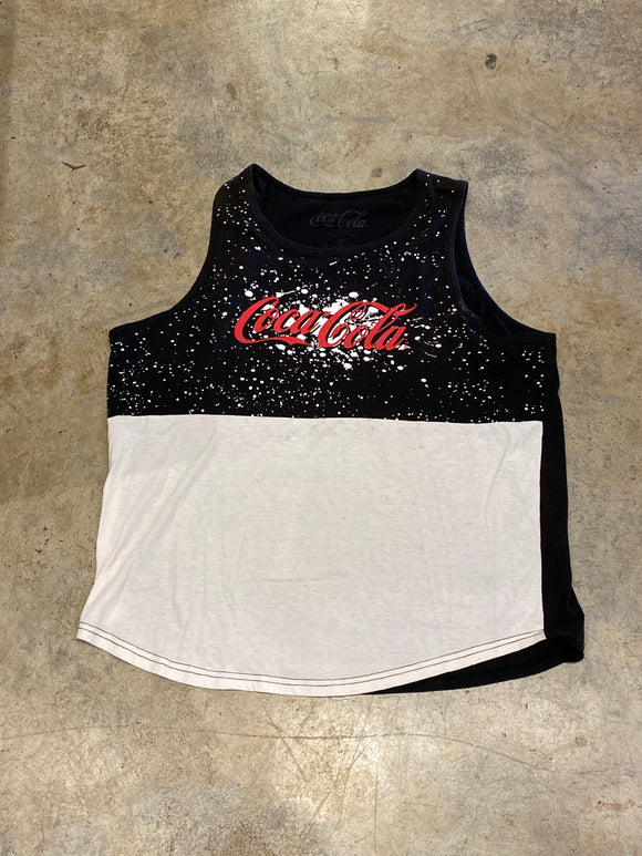 Coca Cola Black White Tank Top