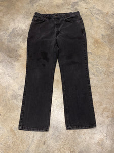 Levi 506 36 32 Black Made in Canada denim pants