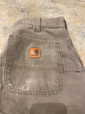 Carhartt Dungaree Relaxed Fit 33 32 Olive Green Pants Made in Nicaragua