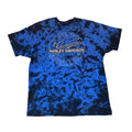 Harley Davidson Traverse City, Milwaukee Blue Vintage Single Stitch Tie Dye Shirt XLarge