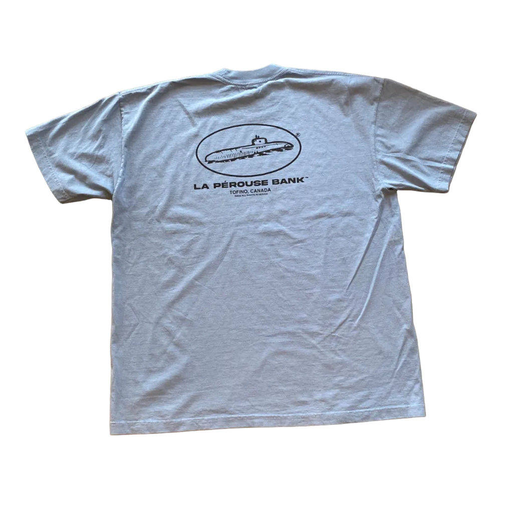 LA Apparel La Perouse Bank LPB SUB Dusty Blue SS Shirt