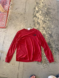 The North Face Red LS Large Shirt