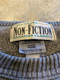 Non-Fiction Harley Davidson Motors Black Faded Crewneck Made in Canada Size 4