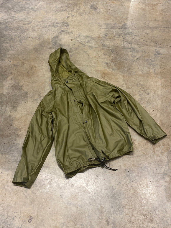 Unbranded Green Zip Goretex Hooded Jacket