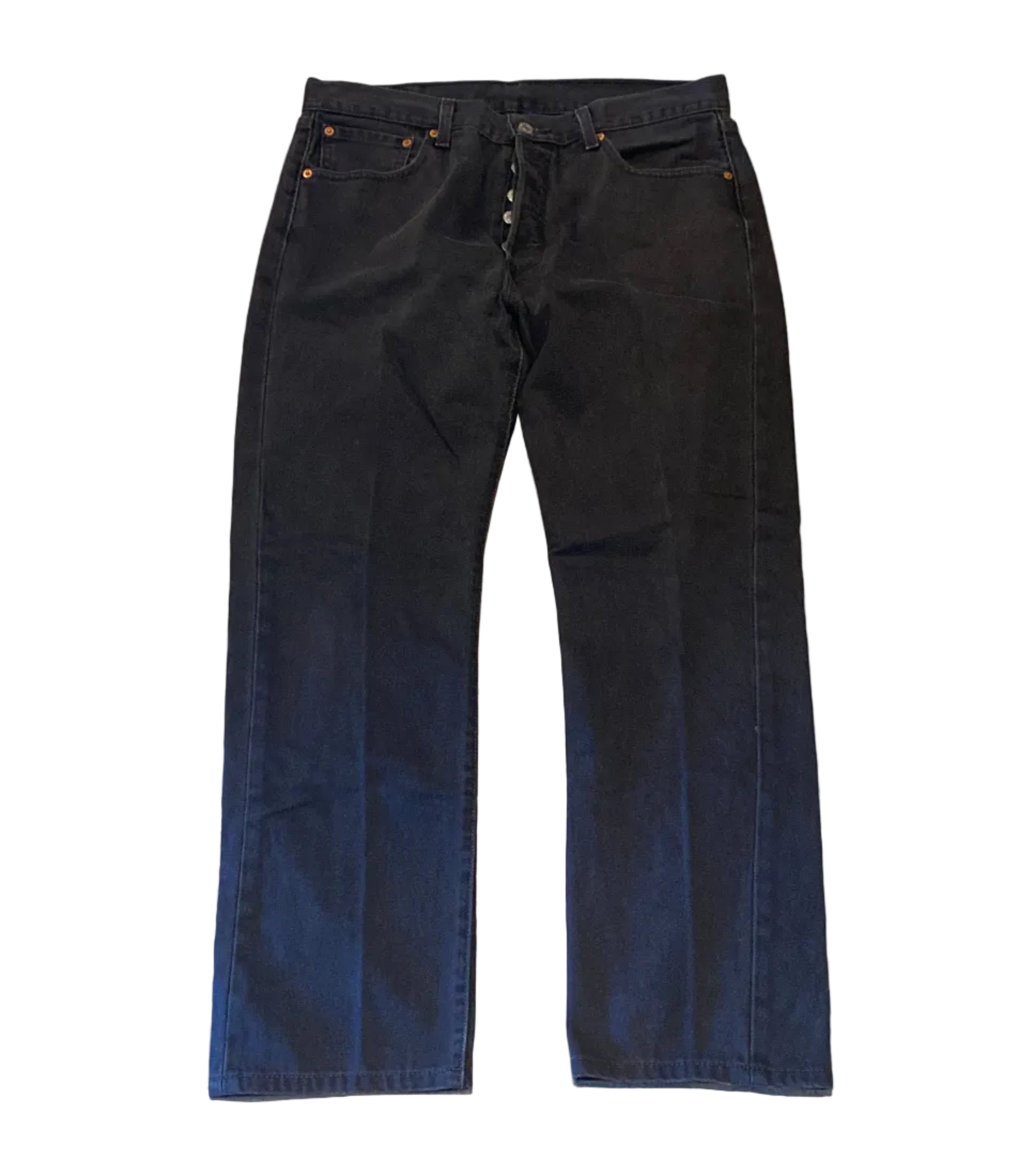 Levi 501 33 29 (30)  Black Denim Jeans Made in Mexico