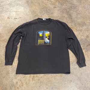 Hanes Russian River Black LS Shirt