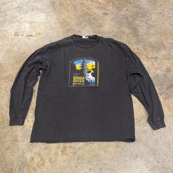 Hanes Russian River Black LS Shirt