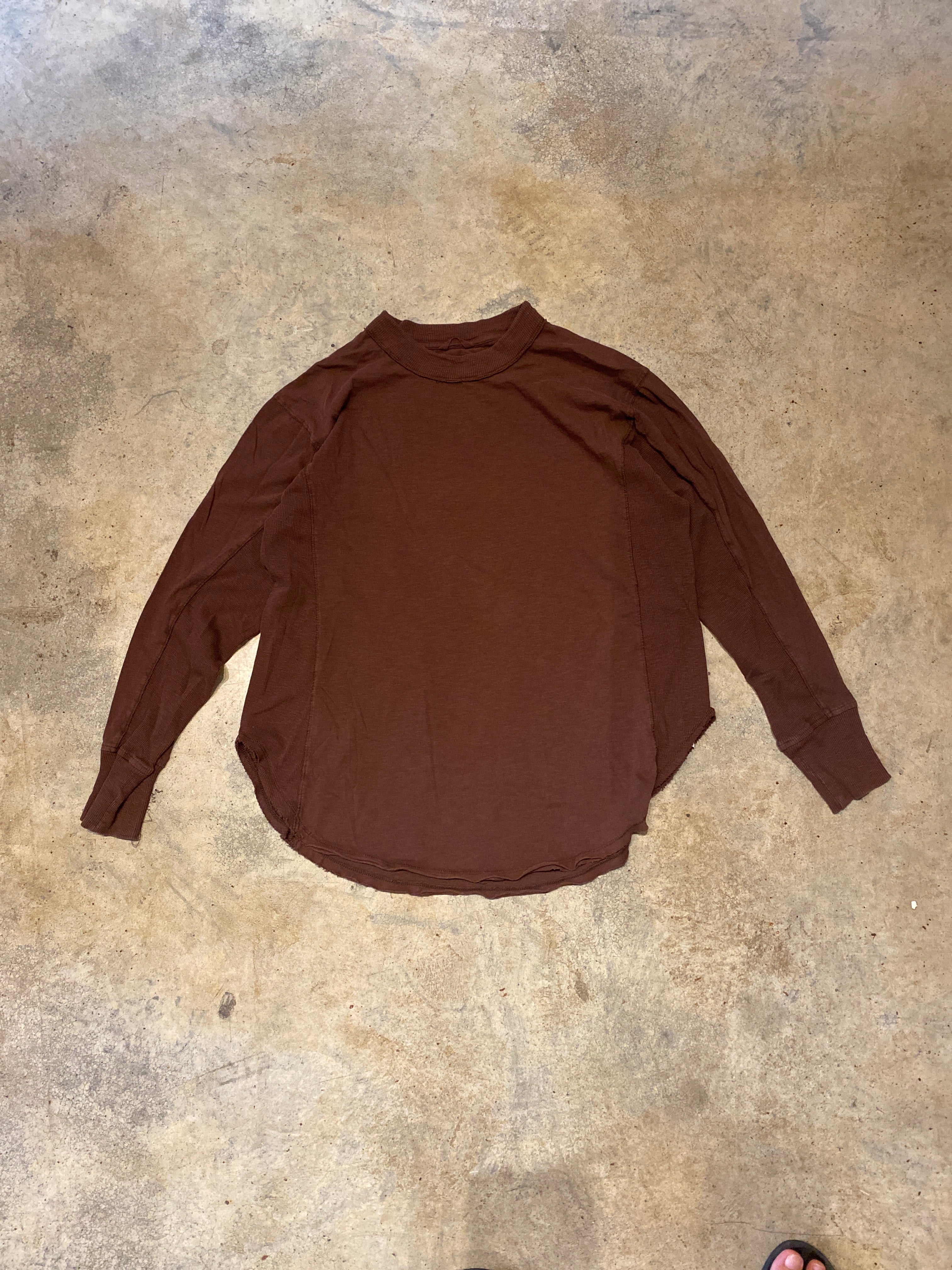 Aerie Brown LS XSmall Shirt