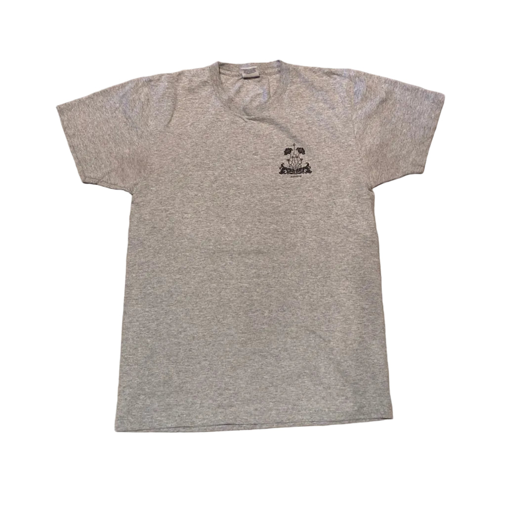 Supreme Poppy Flowers FW2016 Grey Shirt Medium