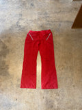 Tommy Jeans Red Lined Track Pants Made in Philippines 28 29 (size 3) Tommy Girl Sport Y2K