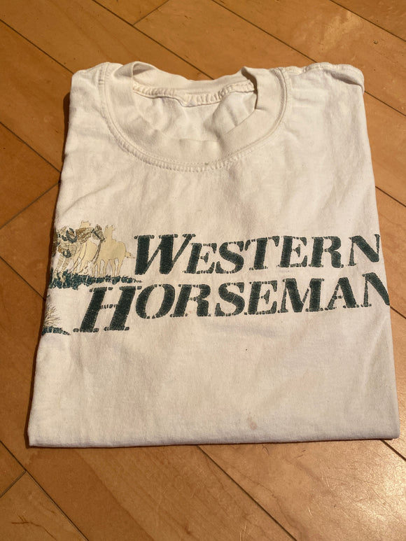 Western Horseman White SS Shirt