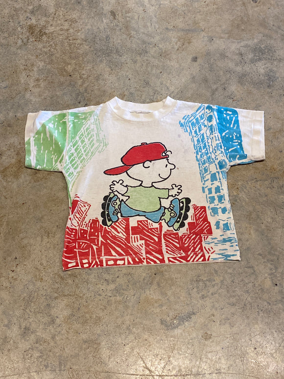 Unbranded Peanuts Charlie Brown AOP Kids Vintage shirt