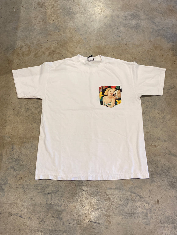The Quiet Life White with Hawaiian Babe RV052 Shirt