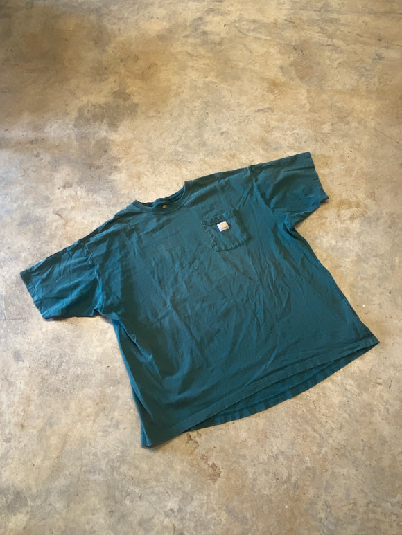 Carhartt Green XXLarge Pocket Tee Shirt
