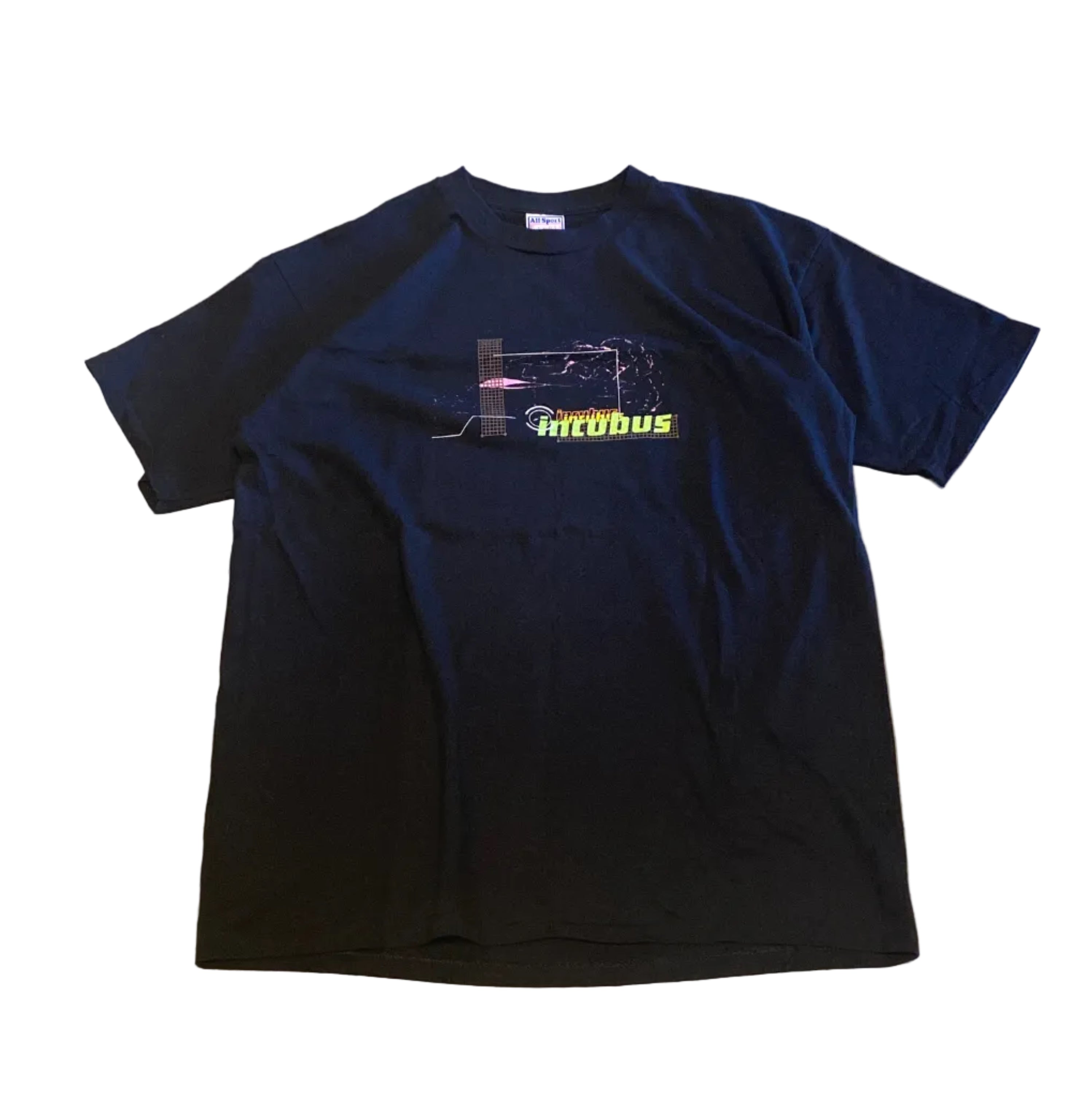 Allsport Incubus XL Black Vintage Shirt