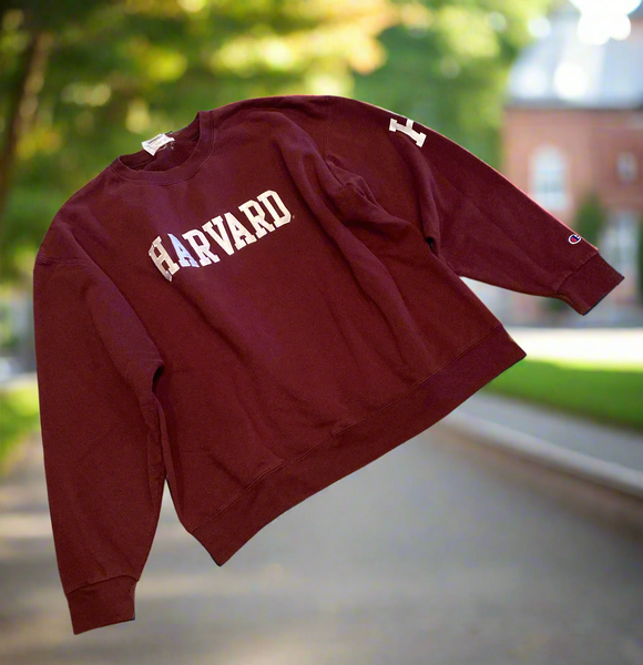 Champion XXL Harvard Burgundy Crewneck Sweater
