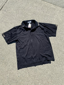 Il Migliore Black Pocket Tee Polo Shirt Large