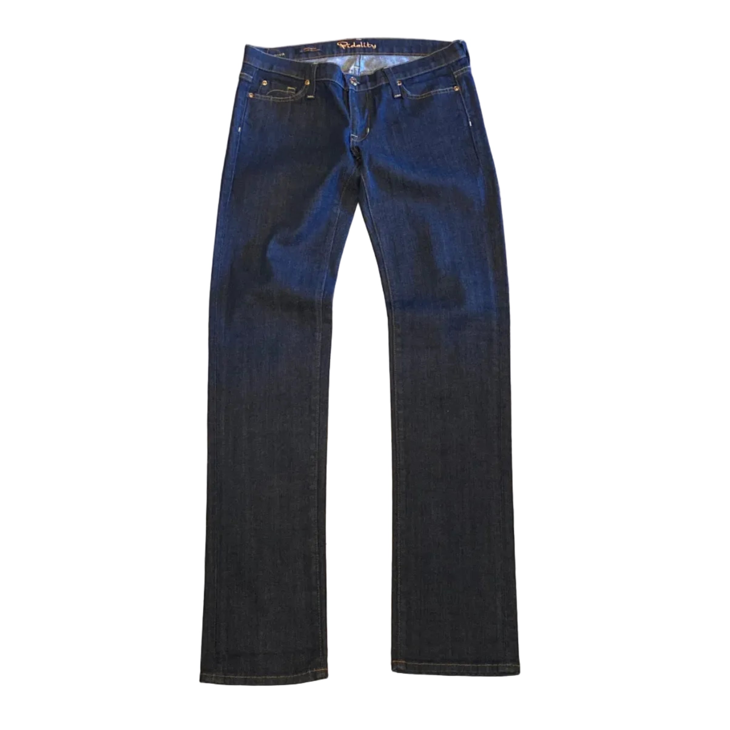 Fidelity Denim Plumario Made in USA Japanese Fabric 30 34 Jeans