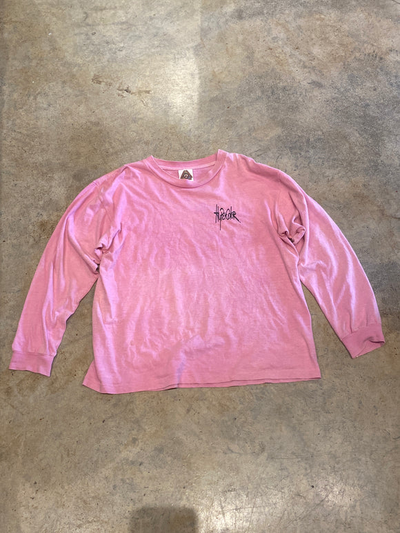 Hypercolor Pink LS Medium Made in USA Vintage Shirt
