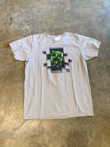 Mojang Minecraft Grey SS Shirt Medium