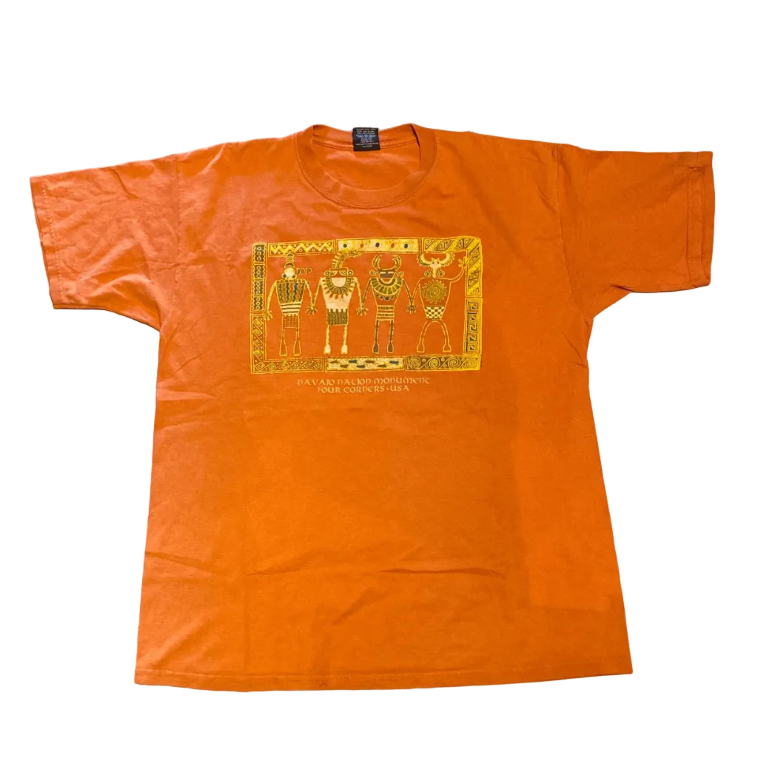 Sportex Rust Orange Navajo Nation Made in USA XLarge Shirt