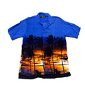 Favant Blue SS Hawaiian SS Button Up Shirt XLarge