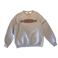 Harley Davidson Grey Brunswick Troy 2003 Crewneck Sweater Y2K