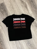 Jurassic Park Small Black Crop Top Shirt