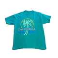 Signal California Palm Tree Vintage Ocean Made in USA Large Shirt