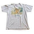 Jerzees Companions Lady and Wolf Large White Shirt