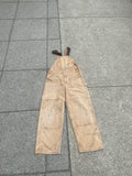 Carhartt Light Brown Overalls 36 30 Made in Mexico