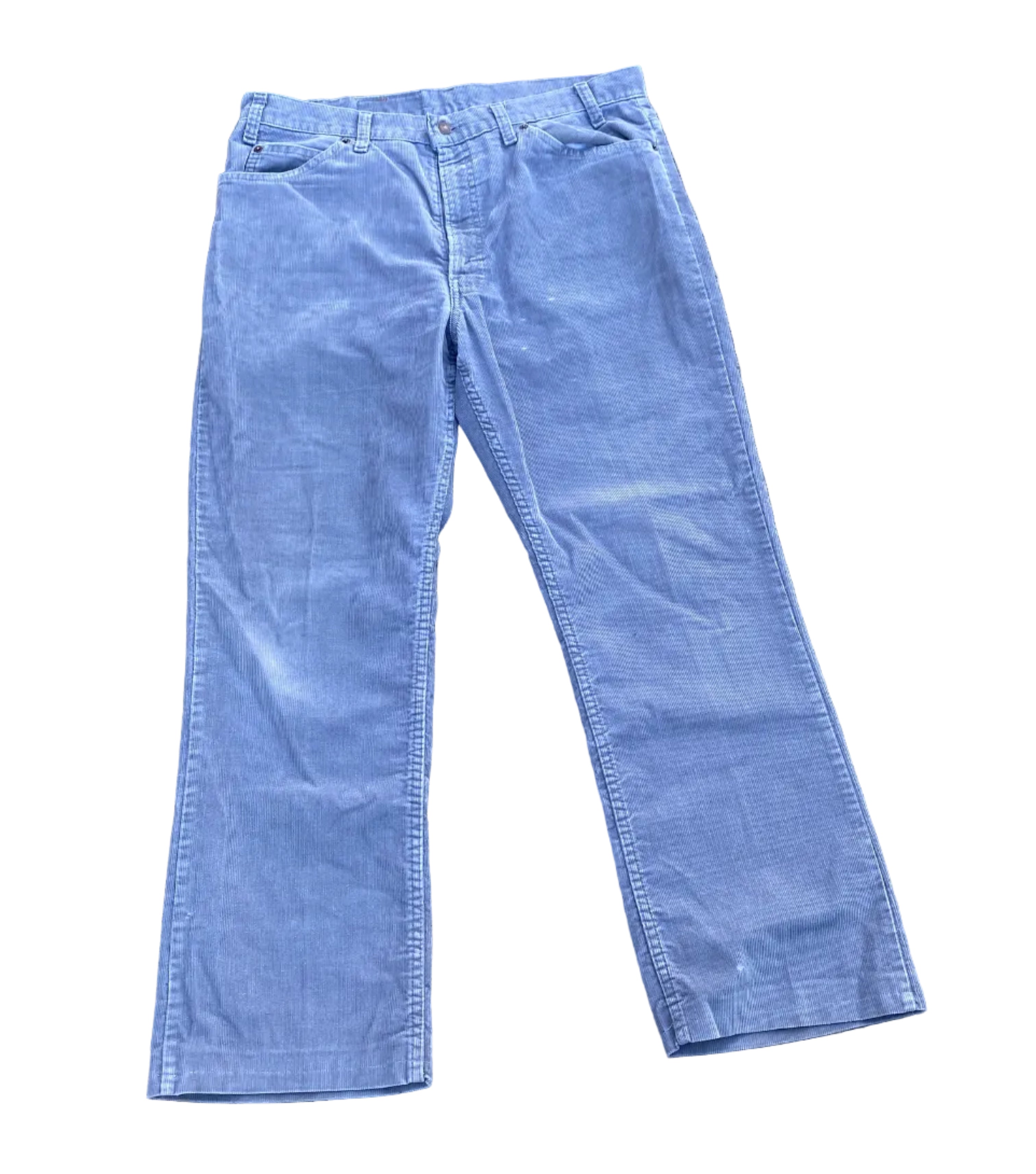 Levi 517 33 28 (36 33) Grey Corduroy Made in USA Vintage Pants