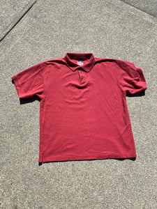 Rough Dress Red Large Polo Shirt