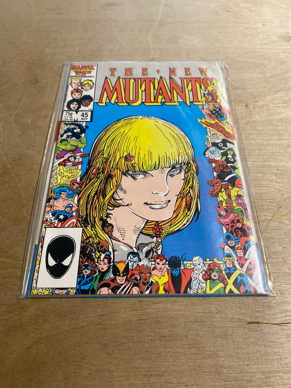 Marvel The New Mutants 25th Anniversary Nov 1986 #45 Comic