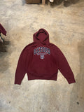 Oxford University Hoodie Vintage Official Merchandise Maroon Academia Crest M