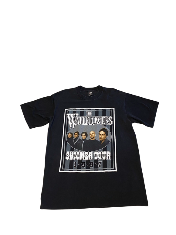 Giant The Wallflowers Summer Tour 1997 Bringing down the Horse Black Vintage SS Shirt