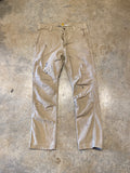 Carhartt Double Knee Pinched Legs Tan Made in Nicaragua 32 30 Pants