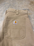 Carhartt 34 32 Straight Leg Made in Nicaragua Tan Pant