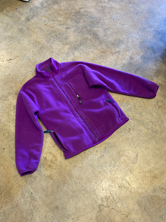 Patagonia Vintage Plush Zip Fleece Sweater Purple Medium Made in the USA 90’s