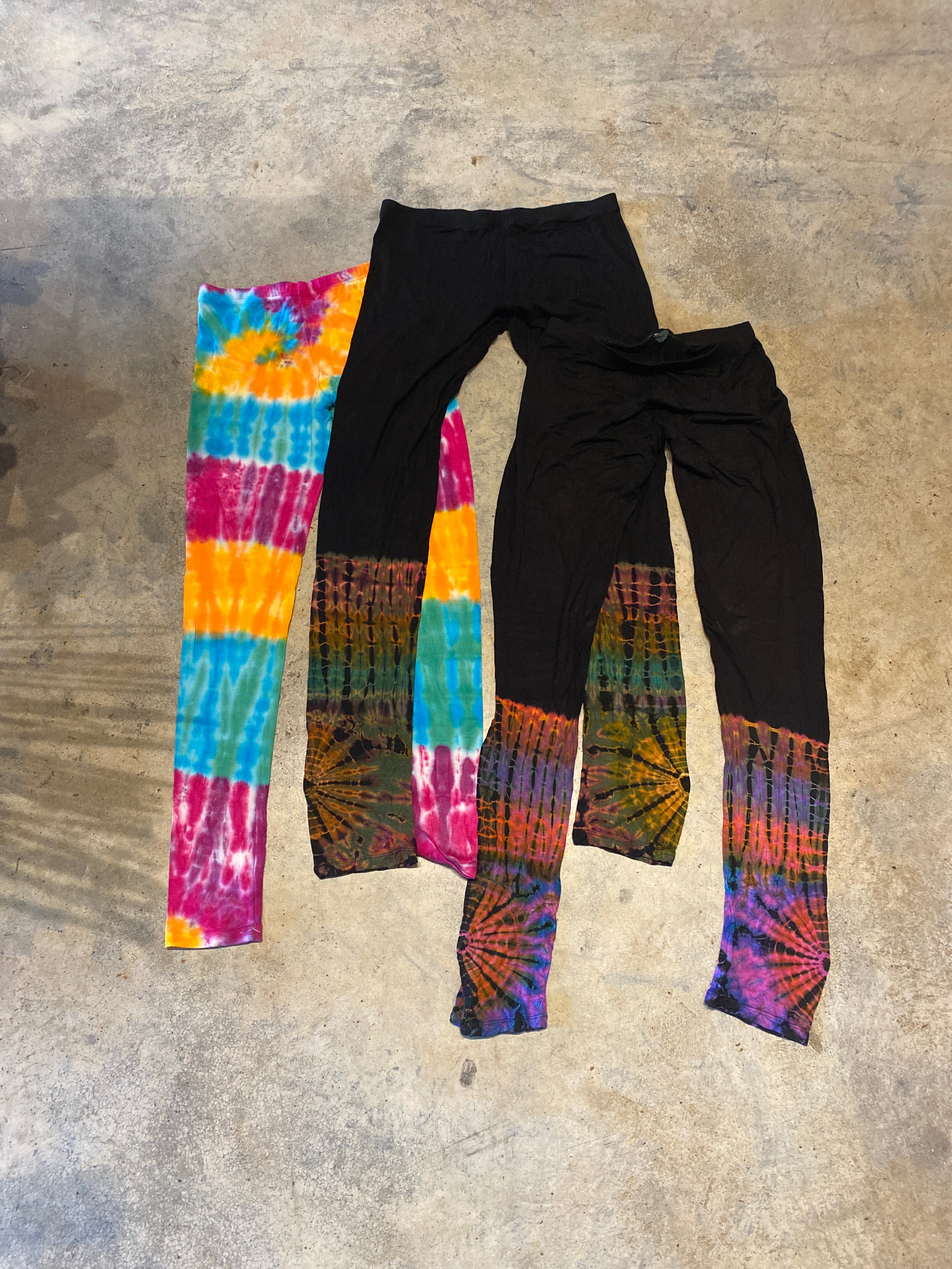Amazing Tan Tie Dye Medium Leggings