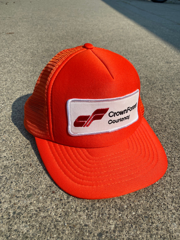 Wilson Crown Forest Courtney Orange Trucker Hat