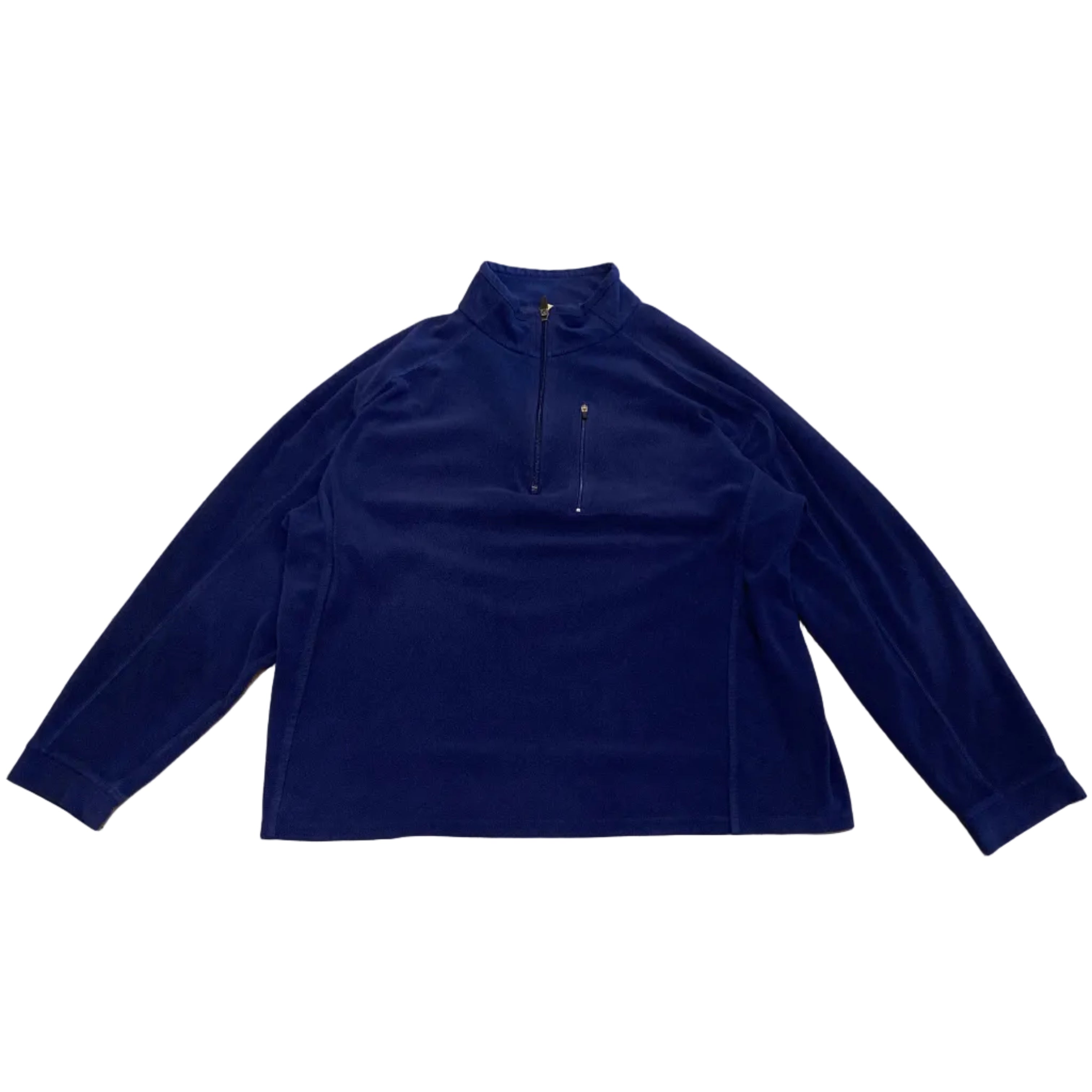 L.L Bean LL Bean Dark Blue XLarge Reg Quarter Zip Fleece Sweater